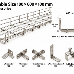 Mesh Cable Size 100*600*100 mm With accessories – 39350