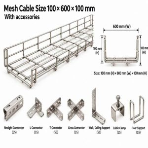 Mesh Cable Size 100*600*100 mm With accessories – 39350