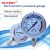 OUTEST 0-60MPa Radial stainless steel manometer pressure gauge Air oil water Hydraulic Pressure gauge Thread G 1/4