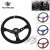 14inch 350MM OMP Steering Wheel PVC Leather Steering Wheel OMP Steering Wheels Deep Corn Dish Wholesale PQY-SW22