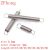 10Pcs 304 Stainless Steel Dual Hook Small Tension Spring Hardware Accessories Wire Dia 0.3mm Outer Dia 3mm Length 10-50mm